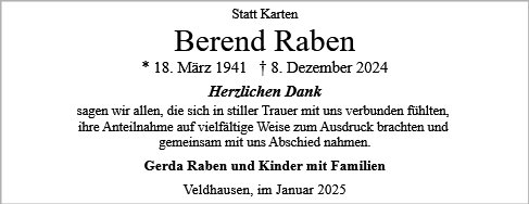 Berend Raben