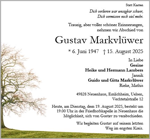 Gustav Markvlüwer