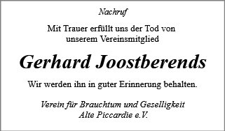 Gerhard Joostberends