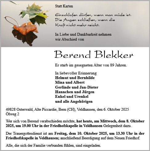 Berend Blekker