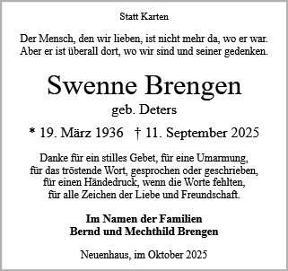 Swenne Brengen