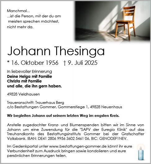 Johann Thesinga