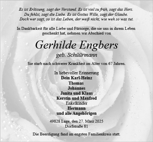Gerhilde Engbers
