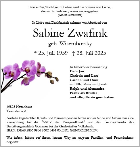Sabine Zwafink