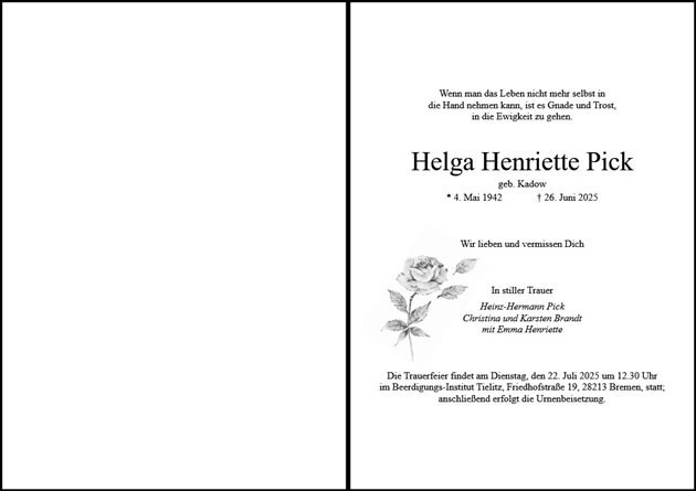 Helga Pick