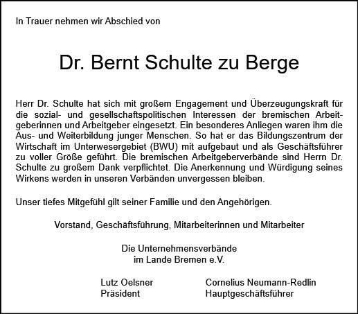Bernt Schulte