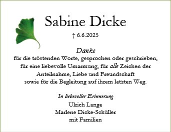 Sabine Dicke