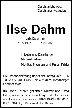 Ilse Dahm
