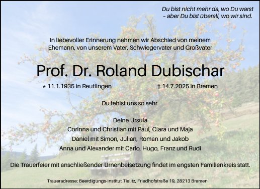 Roland Dubischar
