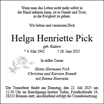 Helga Pick