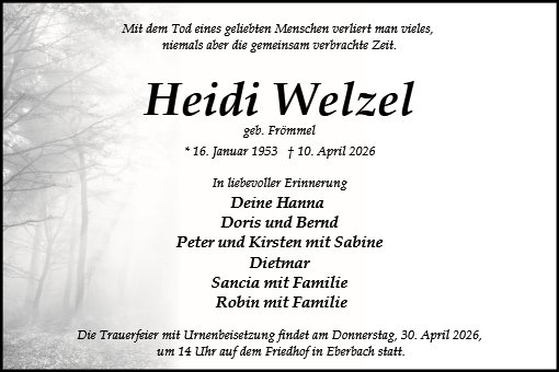 Heidi Welzel
