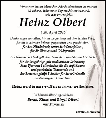 Heinz Olbert