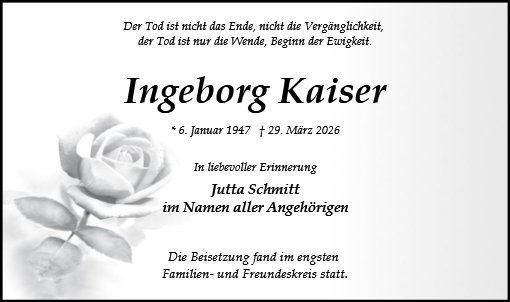 Ingeborg Kaiser