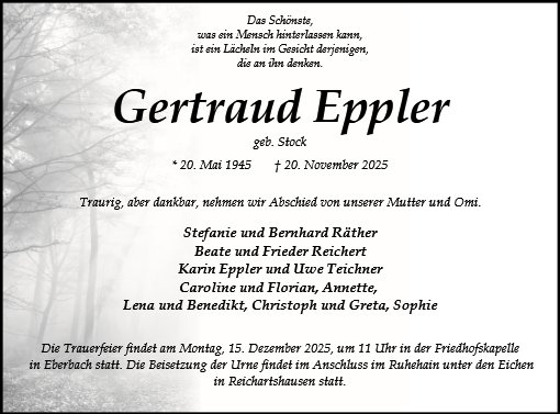 Gertraud Eppler