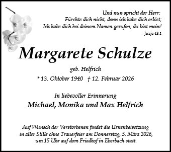 Margarete Schulze