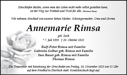 Annemarie Rimsa