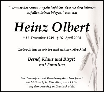 Heinz Olbert