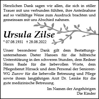 Ursula Zilse