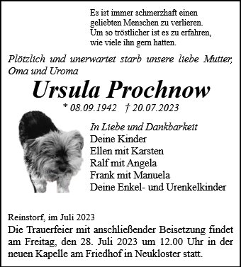 Ursula Prochnow