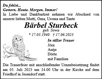 Bärbel Sturbeck