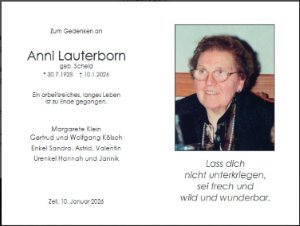 Anni Lauterborn