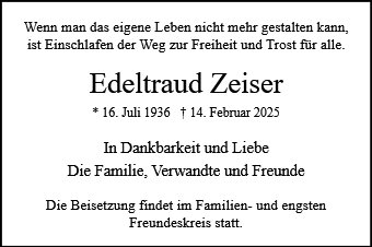 Edeltraud Zeiser