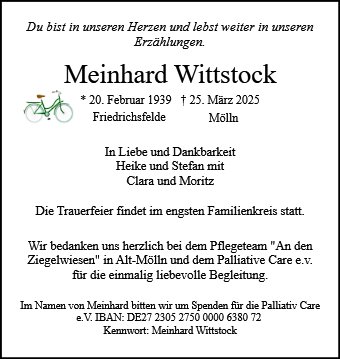 Meinhard Wittstock