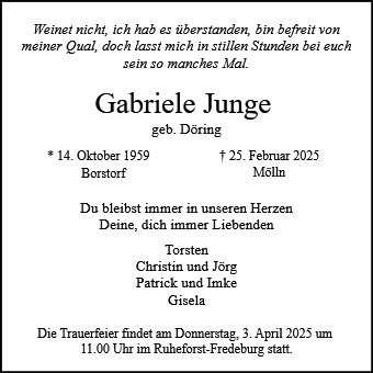 Gabriele Junge 