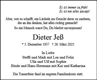 Dieter Jeß