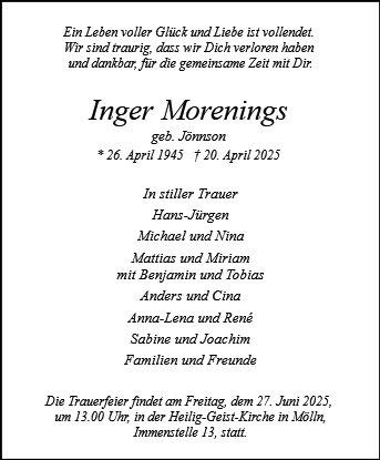 Inger Morenings