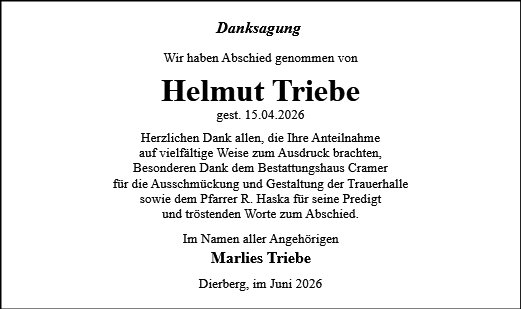 Helmut Triebe
