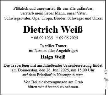 Dietrich Weiß