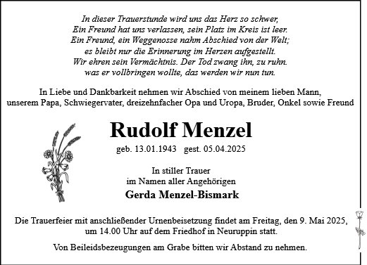 Rudolf Menzel