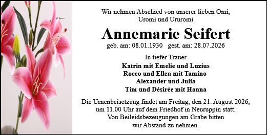 Annemarie Seifert