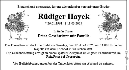 Rüdiger Hayek