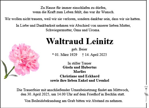 Waltraud Leinitz