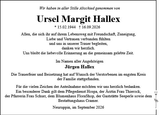 Ursel Hallex