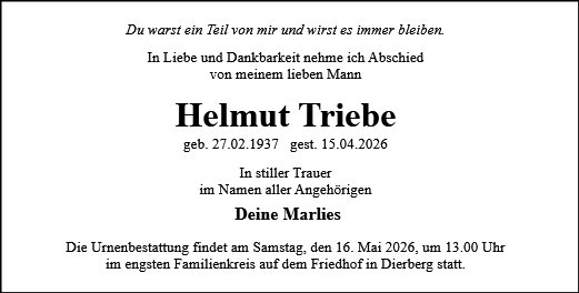 Helmut Triebe