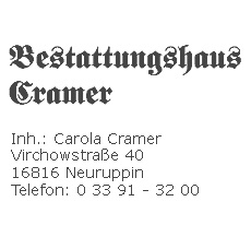 Bestattungshaus Cramer