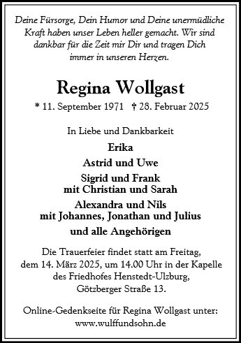Regina Wollgast