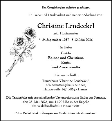 Christine Lendeckel