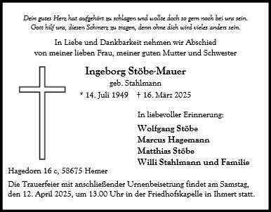 Ingeborg Stöbe-Mauer