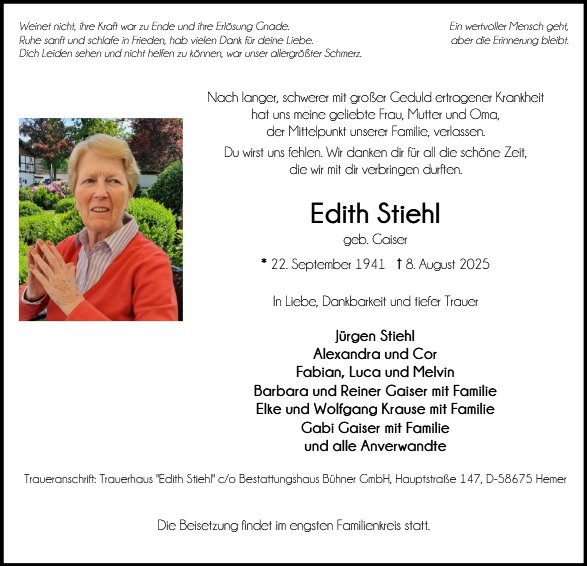 Edith Stiehl
