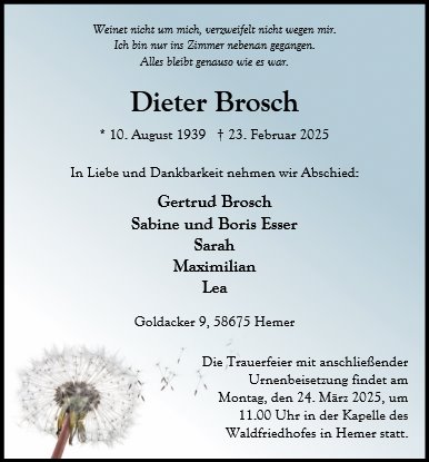 Dieter Brosch