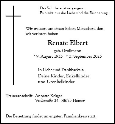 Renate Elbert