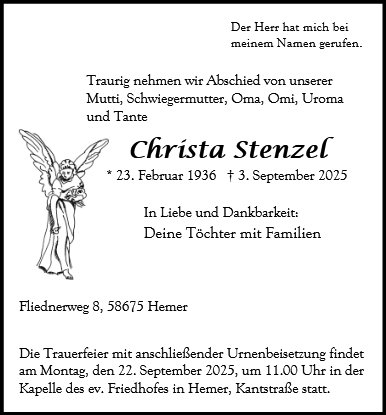 Christa Stenzel