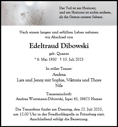 Edeltraud Dibowski