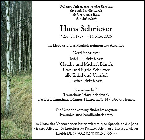 Hans Schriever