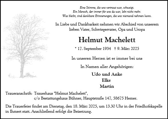 Helmut Machelett
