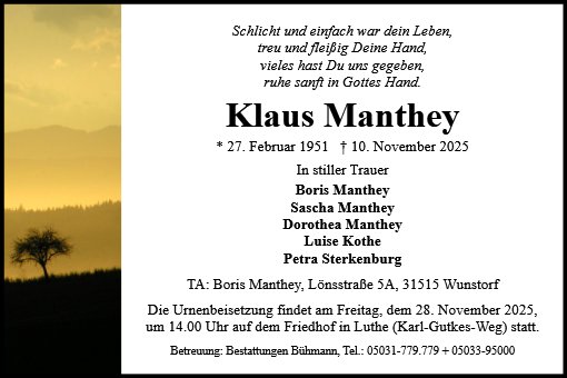 Klaus Manthey